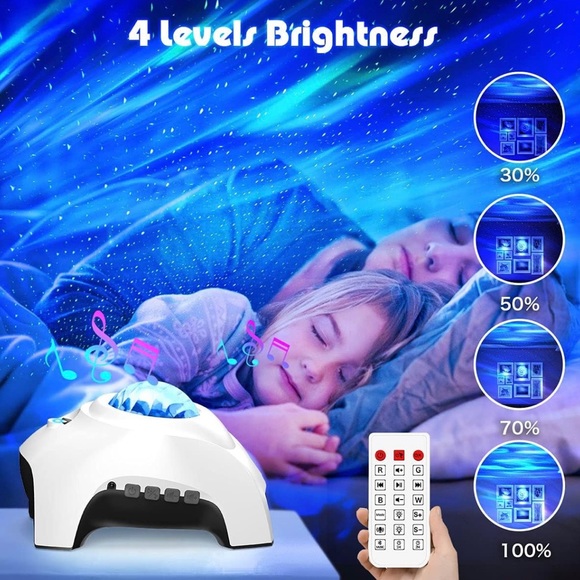 music aurora galaxy star projector with remote and bluetooth - Picture 16 of 16